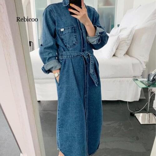 Rebicoo Women's Denim Trench Coats China
