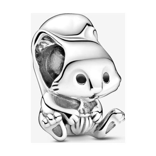 925 Sterling Silver Charms Beads Original Cute Squirrel Charm Fit Pandora Bracelets Bangles Diy Jewelry For Women