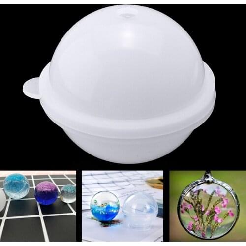 Silicone Sphere Ball Mold DIY Crystal Glass Ball Casting Mold For DIY UV Gel Resin Epoxy Casting Craft Work Clay Candle Mold