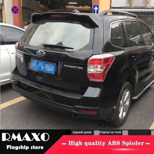 For SUBARU Forester Spoiler 2013-2016 High Quality ABS Material Car Rear Wing Primer Color Rear Spoiler