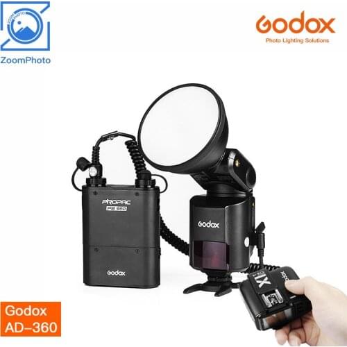 GODOX AD-360 360W External Portable Flash Light Speedlite PB960 Lithium Battery
