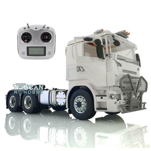 1/14 6*6 Metal LESU Chassis Sca Radio Warning Light Hercul Cab Tractor Truck THZH1025-SMT2