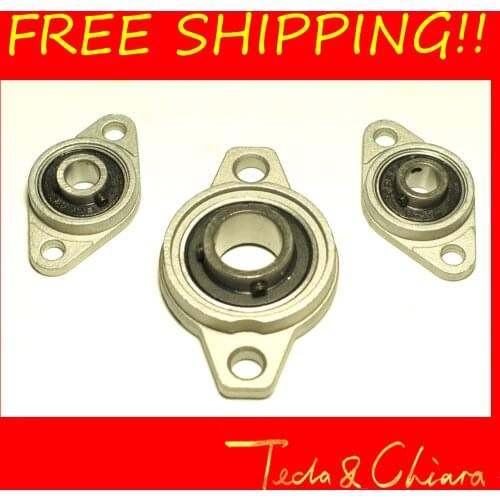 2Pcs 12mm KFL001 FL001 UCFL001 Pillow Block Bearing Flange Block Bearing Free shipping High Quality