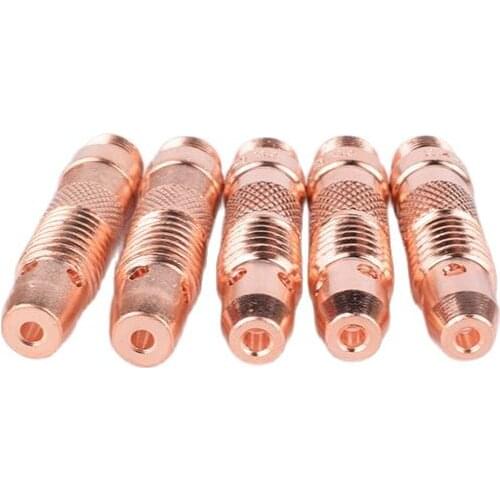 5PCS Tig Collet Body 10N30 10N31 10N32 10N28 Fit WP SR 17/18/26 Welding Torch