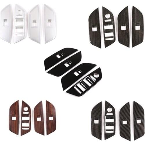 5 styles For BMW X1 E84 2011-2015 Left Hand Drive Car ABS Window Lift Button Frame Trim Accessories