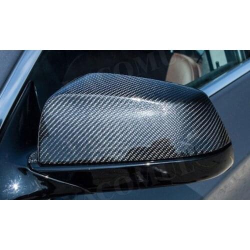 Side Wing Rearview Mirror Cover Cap 6 series Carbon Fiber Replacement Mirror Covers Caps for BMW F06 F12 F13 2014 - 2017