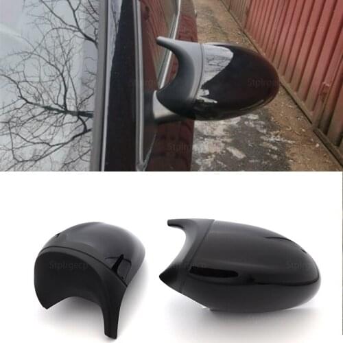 Mirror Cover E90 Car Side Door Rearview Side Mirror Cover Cap For BMW E90 E91 2005-2007 E92 E93 2006-2009 M3 Style E80 E81 E87