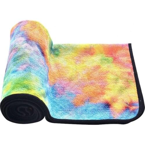 Newly Yoga Mat Superfine Fiber Beach Pad Silicone Non-Slip Moisture Wicking Mat Yoga Rug
