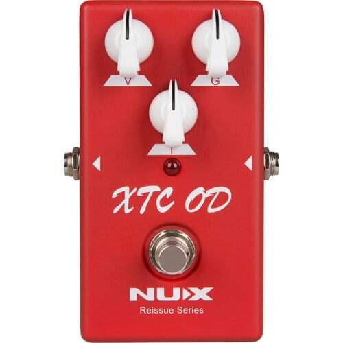 NUX XTC OD Overdrive Sound Effects Pedal Guitar Processsor Rich Harmonics Fast Response Effect for Electric Guitar Accessories