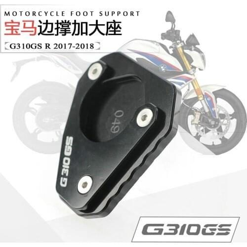 For BMW G310GS G310 GS G 310GS 2017 2018 2019 Motorcycle CNC Kickstand Foot Side Stand Extension Pad Support Plate Enlarge Stand