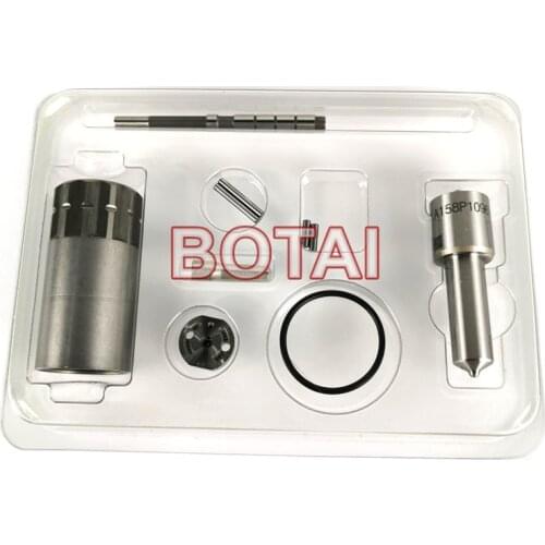Common Rail Injector Repair Kit ,nozzle DLLA158P854,Valve plate 19# For Isuzu 095000-5470 095000-5471 095000-5472 8-97329703-5