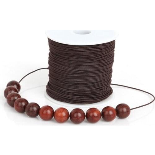 40m/roll 1.5mm round Elastic Stretch Nylon Beading Rubber Cord Rope String Thread jewelry finding for DIY Bracelet Craft Making