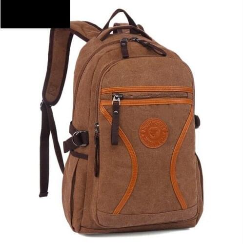 070917 men new backpack double shoulder school student book bag