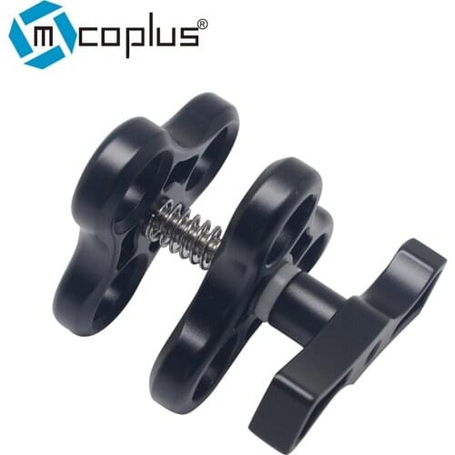Mcoplus Ball Clamp 3 Hole Underwater Camera Arm System Rig Tray Diving for Canon Nikon Sony Gopro 3/4/5 Xiaoyi Gitup Camera