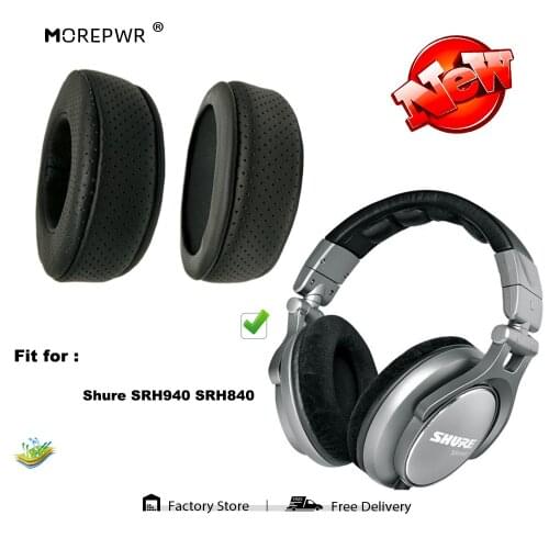 Replacement Ear Pads for Shure SRH-940 SRH-840 SRH940 SRH840 Headset Parts Leather Cushion Velvet Earmuff Earphone Sleeve Cover