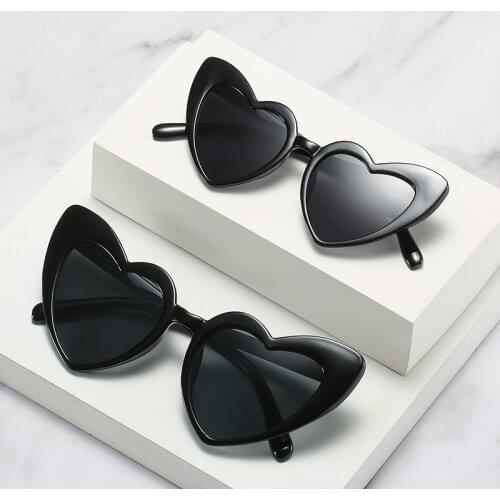 Heart Shape Pink Mother & Kids Sunglasses Matching Mother Daughter Son Kids White Red Shades 2 Pieces 1 Set