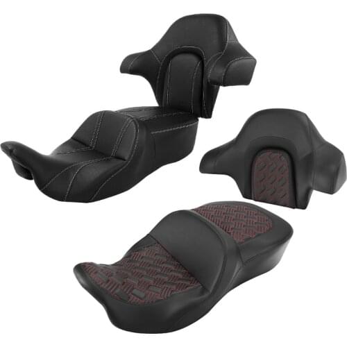 Motorcycle Driver Passenger Seat Backrest For Harley Touring Road King Electra Glide Road Glide 2014-2020 19