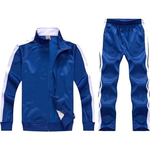 Two Pcs Sweatsuits Tracksuit Men Team Track Suit Zip Track Jacket Sweatpants Joggers Men Tracksuits Sport Suits Jogging Set