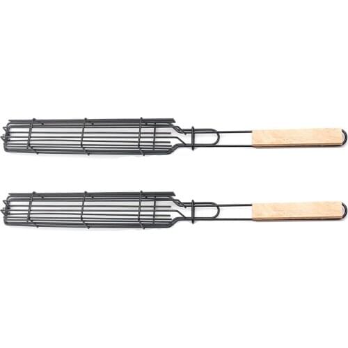 Outdoor Barbecue Grill Hot Dog Barbecue Grill Portable Metal Barbecue Grill For Camping Picnic Garden Party