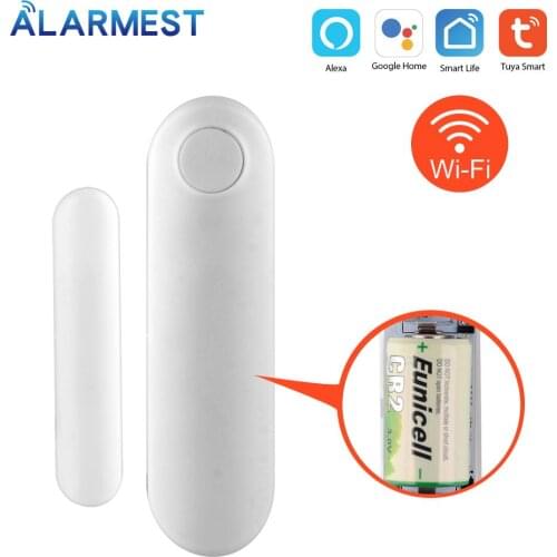 ALARMEST Tuya Smart Magnetic Detector Door Open / Closed Detectors APP Control WiFi Door Window Sensor