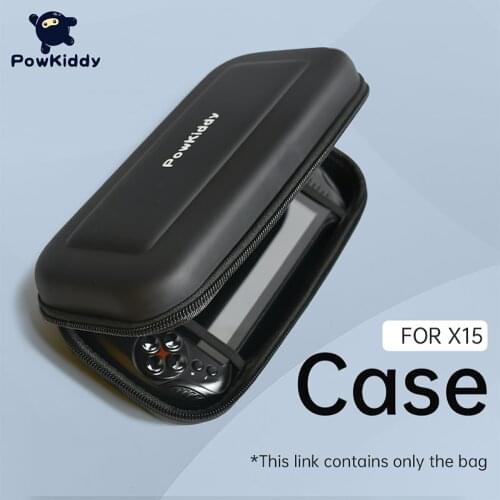 Powkiddy Bag For POWKIDDY X15 Handheld Game Players Protect Bag Case X15 Console Case Protective Film Protective Case