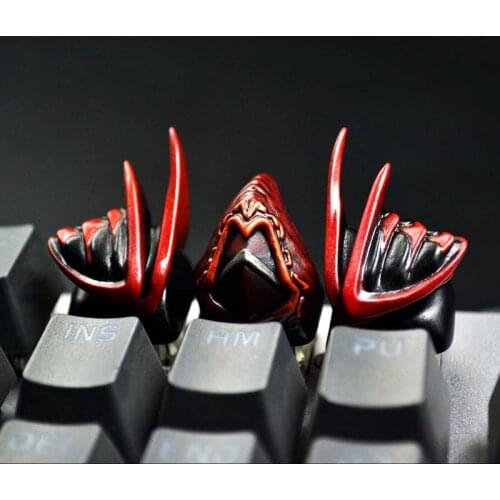 1set Bloodfang Monster Keycap Mechanical Keyboard Cross Axis Keycap Personalized Custom Resin Translucent Keycap Boyfriend Gift