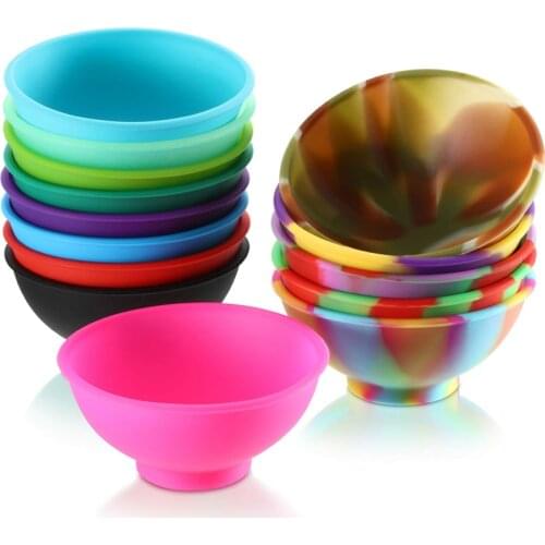 14Pcs/Set Mini Silicone Pinch Bowls Soft Flexible Baby Feeding Bowl Kitchen Supplies