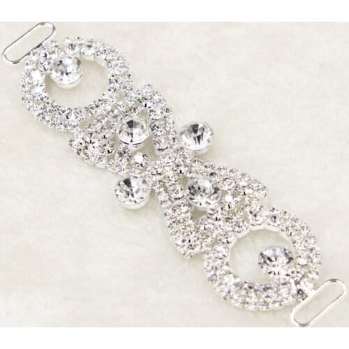 30 Pcs Fancy Connector Crystal Chain Trimming Crystal Rhinestone Bikini Trim 10.2cmx2.6cm