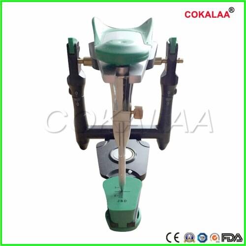 1SET Dental lab functional zinc alloy articulator new style model bite articulator accurate scale on plaster model work