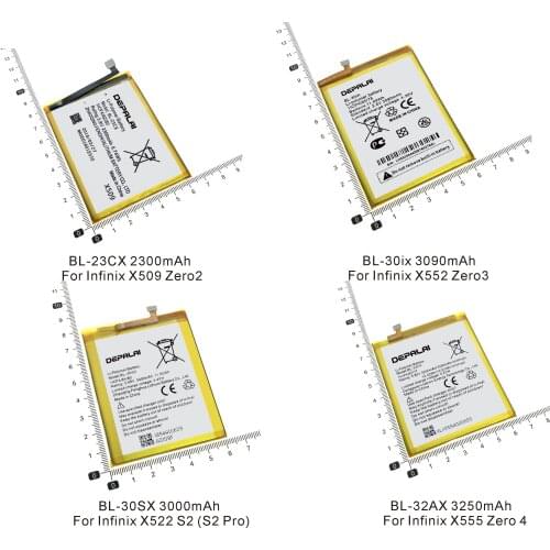 BL-23CX BL-30ix BL-30SX BL-32AX Battery For Infinix X509 Zero2 X552 Zero3 X522 S2 (S2 Pro) X555 Zero 4 Mobile Phone Batteries