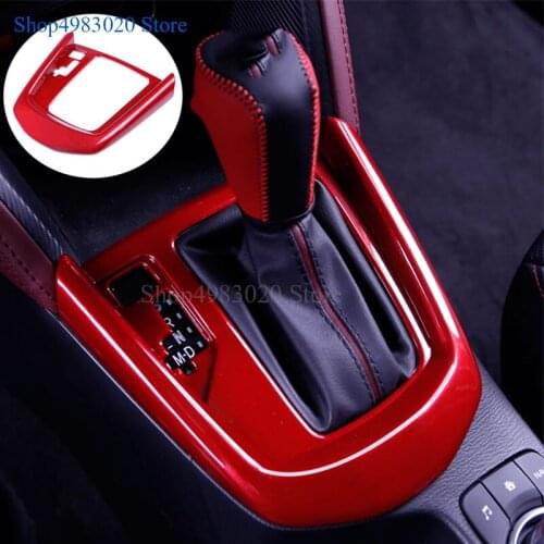 For Mazda CX-3 CX3 2015 2016 2017 2018 Red Gear Shift Cover Automatic Transmission Left Hand Drive Car-Styling Accessories
