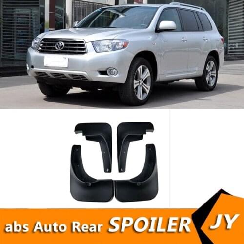 For Toyota Highlander 2009-2011 Mudflaps Splash Guards Front With the color and rear Mud Flap Mudguards Fender Modified special