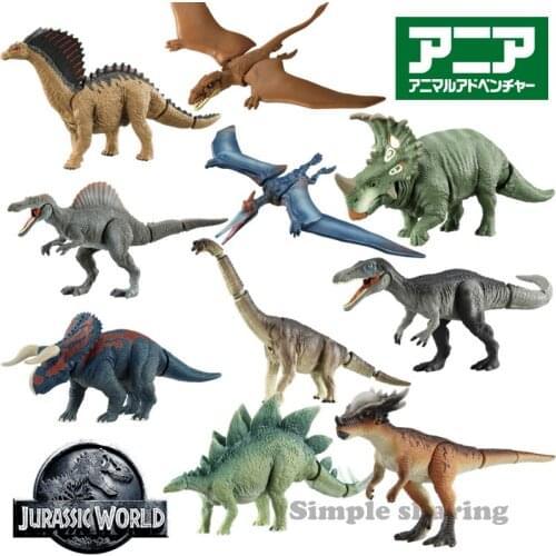 Takara Tomy ANIA Animal Advanture Velociraptor Stegosaurus Dry Dragon Brachiosaurus Dinosaur Action Figure Toy