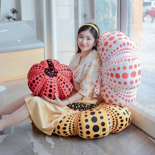 YK Art Work Abstract Creative Pumpkin Down Cotton Pumpkin Pillow Cushion Chair Studio Decoration for Childrens Girlfriend