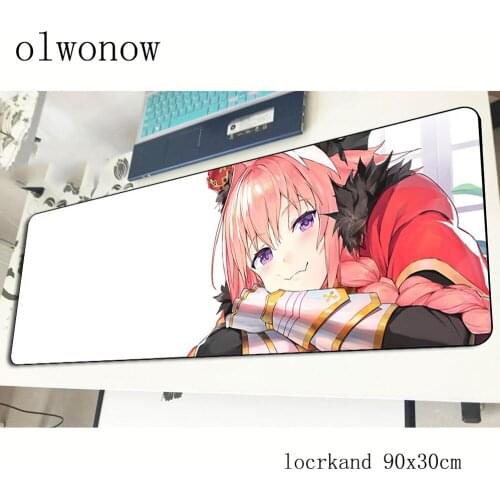 Fate Apocrypha mouse pad 900x300x3mm cheapest mousepads gaming mousepad gamer HD print personalized mouse pads keyboard pc pad