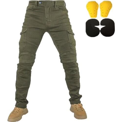 Senior protective gear B06 Kominie motorcycle denim locomotive riding autumn jeans with protective gear