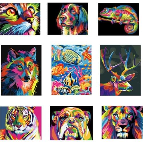 Customize DIY Oil Painting By Numbers Art Picture on Canvas Kits Drawing Paint Acrylic Handmade Adults Kids Gift Wall Decor