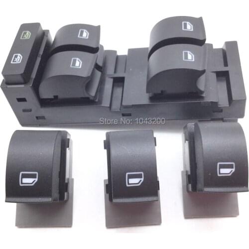 New For Audi A3 A6 C5 RS6 S6 Allroad 1998 - 2004 Single Master Power Window Switch Panel Button OE# 4B0959851 4B0959855A