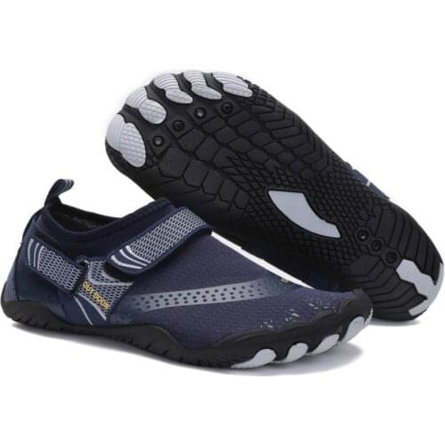 Fishing shoes Men Woman Beach Summer Outdoor Wading Shoes NAVY