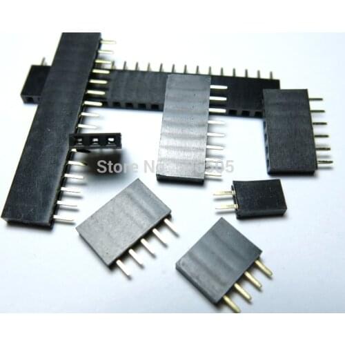 Single row 2.54mm 2pin socket Female socket 1X2.54mm Ribbon cable socket 100pcs/lot