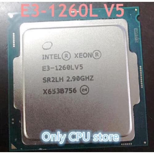 Original Intel Xeon E3 1260L V5 Quad Core CPU Processor 2.9GHz LGA 1151 8MB E3-1260L V5