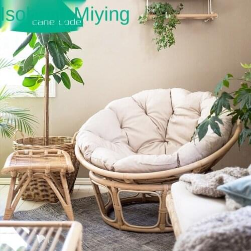 Rattan Password Nordic Lounge Sofa Chair Recliner Real Rattan Rattan Chair Rattan Woven