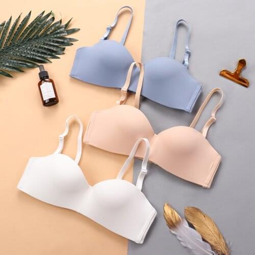 Sexy Seamless Bra Fashion Lingerie Push Up Bra Wireless Bikini Bras for Small Boobs Breathable Women Cotton Bra