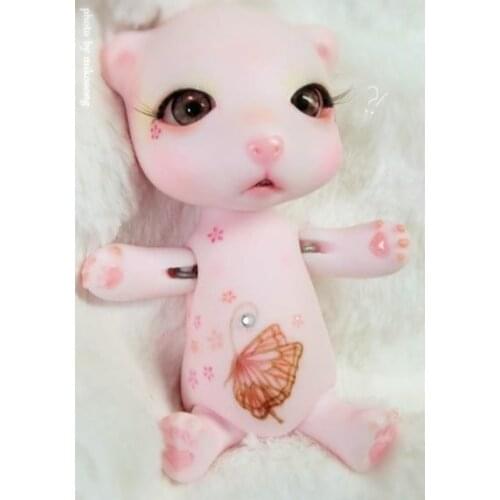 Top quality bjd 1/12 baby Animal Doll Sseire Mini Sweet Bear Doll 11cm cute cool Hobbie Toy Gift Model Recast Resin Doll