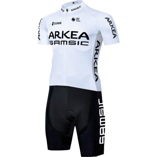 High Quality laser cut ARKEA Cycling Skinsuit 2019 Men triathlon suit Mtb bib shorts Maillot Ciclismo Jumpsuits Road Bike Suits