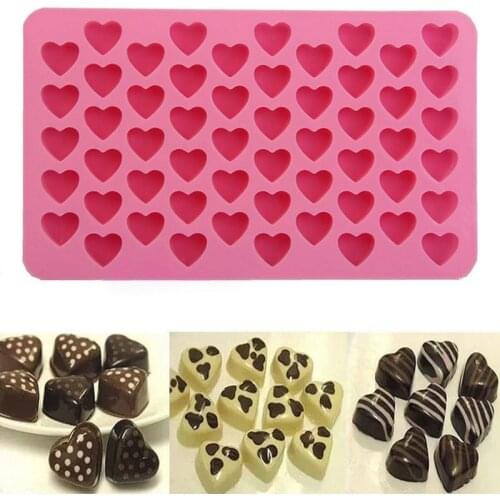 1 Pcs Heart Silicone Cake Chocolate Cookies Baking Mould Mold Tray Cake Silicone Mold Chocolate Cookies Baking Mould Tools