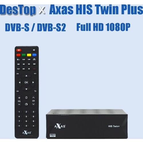 10PCS 2021 Axas His Twin Plus DVB-S2/S HD Satellite TV Receiver WiFi +Linux E2 Open ATV TV Box support OScam CCAMS DVB SET TOP