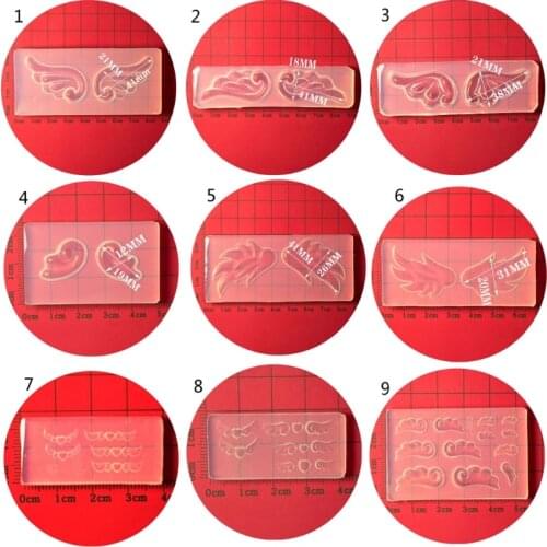 Nail Art 3D Silicone Carving Mold Acrylic UV Gel Nail Manicure Silicone Mold DIY Nail Decoration Pedicure Tools for Girl