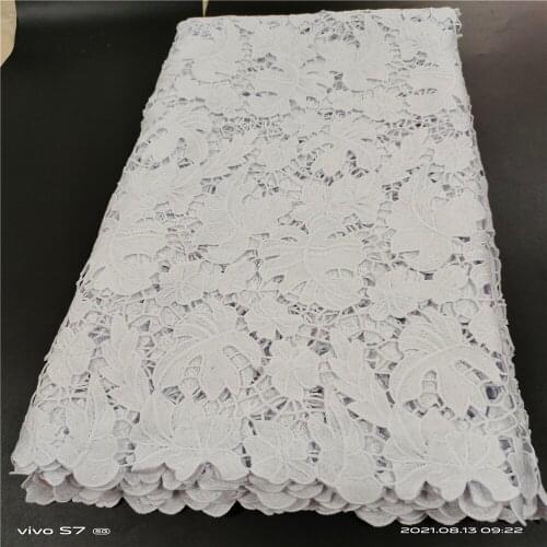 African Lace Fabric Embroidered Nigerian Lace Fabrics Bridal 2021 High Quality French Lace Fabric For Wedding YYN141 (1)