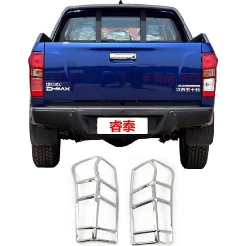 Car ABS Rear Tail Light Lamp Cover Trim For ISUZU D-MAX 12